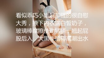 看似乖巧小姐姐却骚的很自慰大秀，撩下内衣露白皙奶子，玻璃棒摩擦使劲猛捅，翘起屁股后入，大黑牛搞得高潮出水