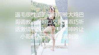 逼毛很性感的骚母狗被大鸡巴哥调教，深喉口交乳交乖巧听话激情上位抽插，浪叫呻吟让小哥后入干骚屁股真刺激