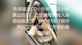 性感骚货CD小吟吟 街道小巷露出自慰，远处的角落被人偷偷地瞄上了，呻吟射得好爽呀，然后又被阿姨一直奇怪的看着 好羞耻啊！